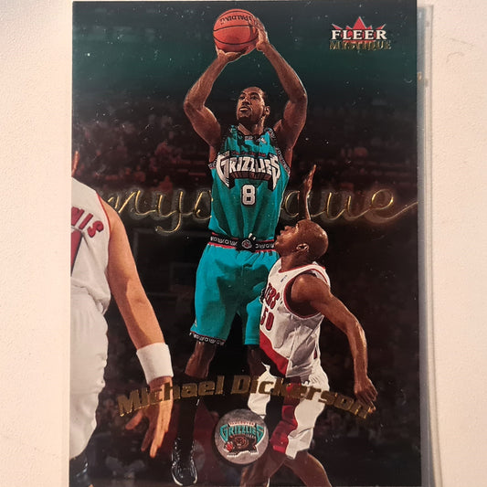 Michael Dickerson 2000-01 Fleer Mystique #54 NBA Basketball Vancouver Grizzlies Excellent/Mint Sleeved