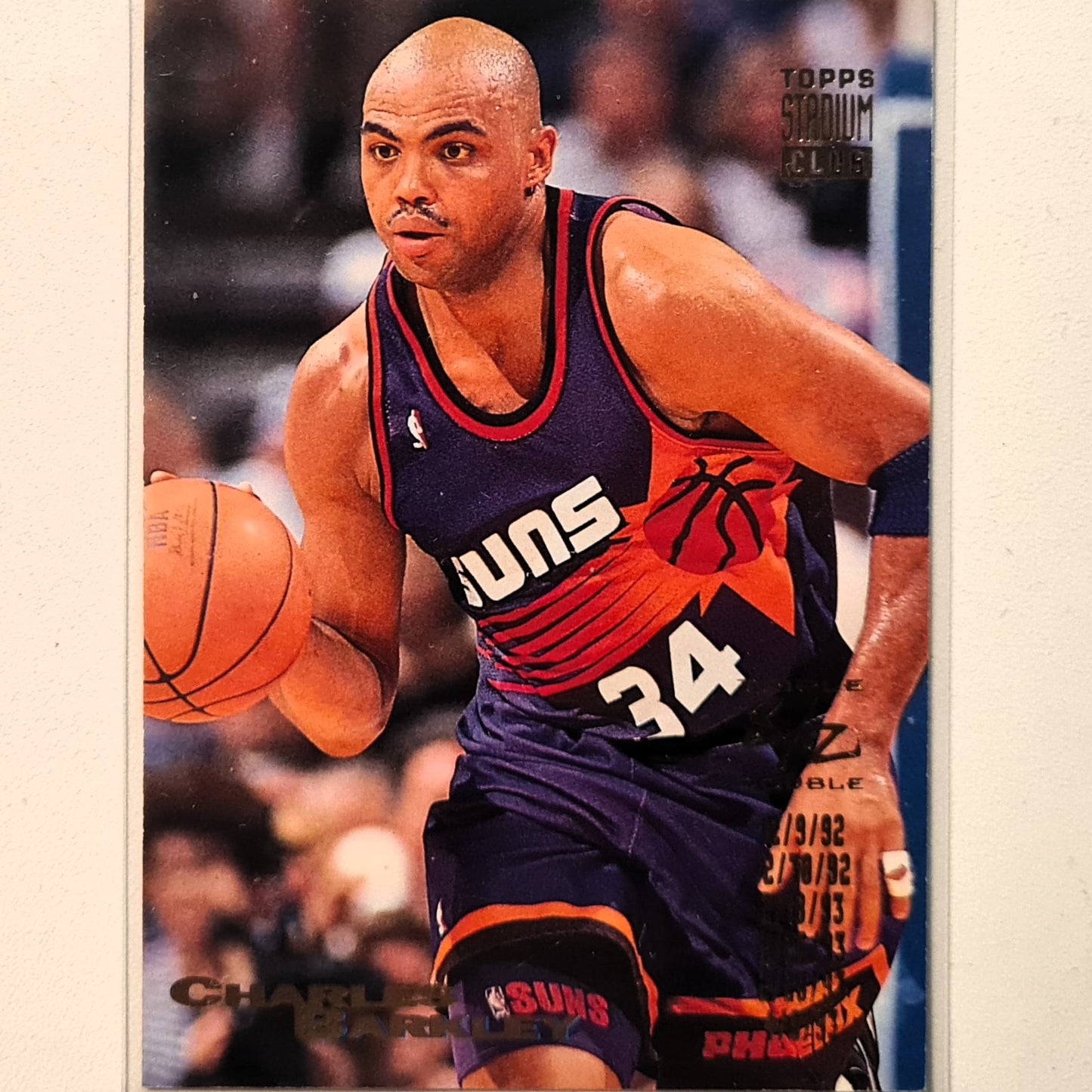 Charles Barkley 1993 Topps stadium club 93-94 Triple Double #110 NBA Basketball Phoenix Suns Excellent Sleeved