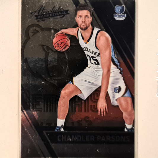 Chandler Parsons 2016-17 Panini Absolute #74 NBA Basketball Memphis Grizzlies very good Sleeved