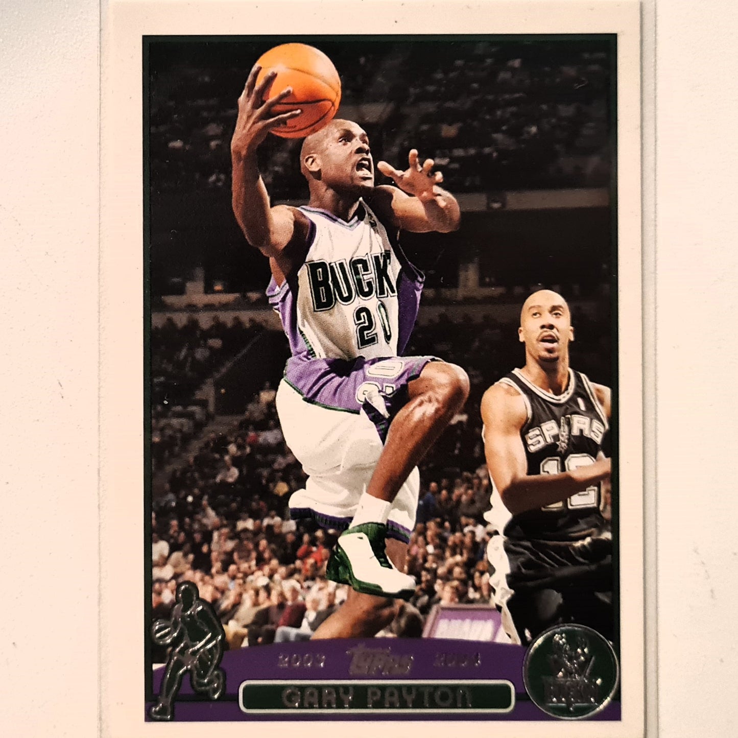 Gary Payton 2003-04 Topps #20 NBA Basketball Milwaukee Bucks Excellent Sleeved