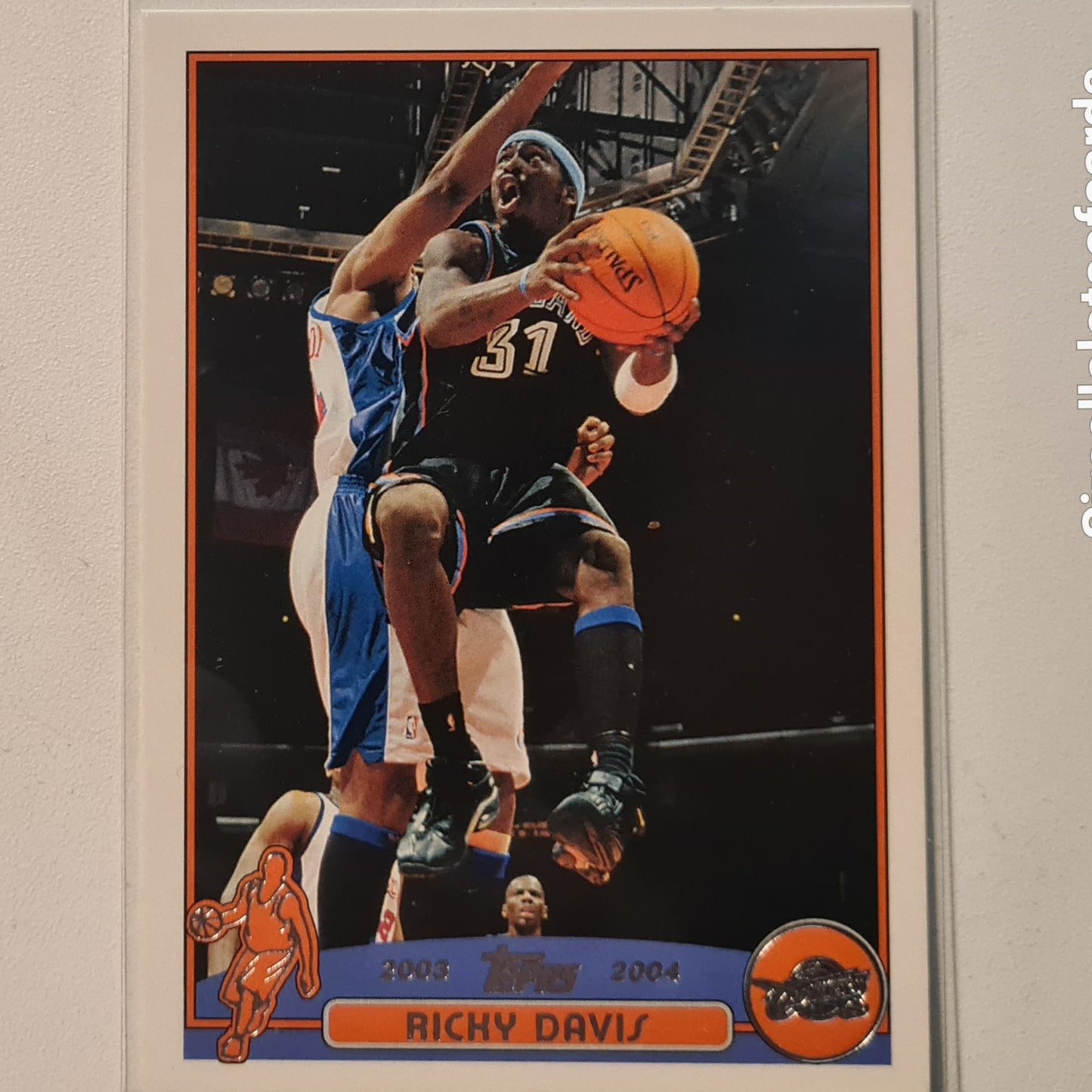 Ricky Davis 2003-04 Topps #129 NBA Basketball Cleveland Cavaliers Excellent Sleeved