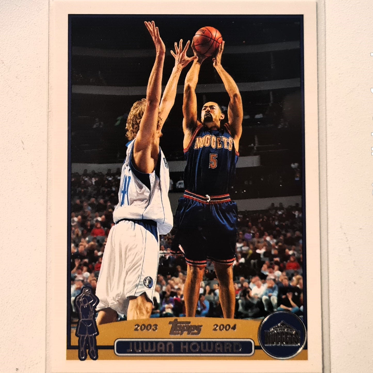 Juwan Howard 2003-04 Topps #59 NBA Basketball Denver Nuggets Excellent Sleeved