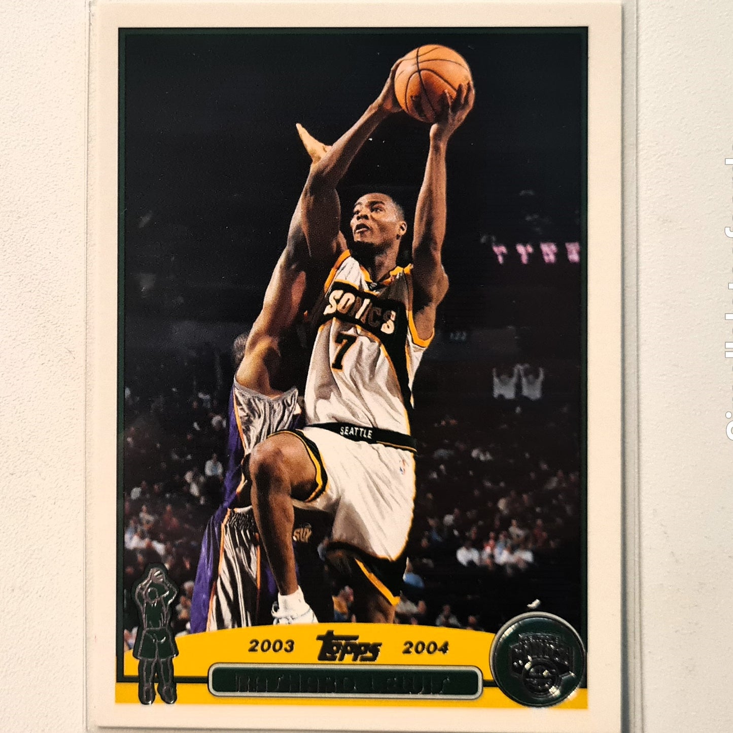 Rashard Lewis 2003-04 Topps #109 NBA Basketball Seattle Super Sonics Excellent Sleeved