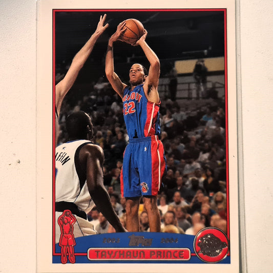 Tayshaun Prince 2003-04 Topps #182 NBA Basketball Detroit Pistons Excellent Sleeved