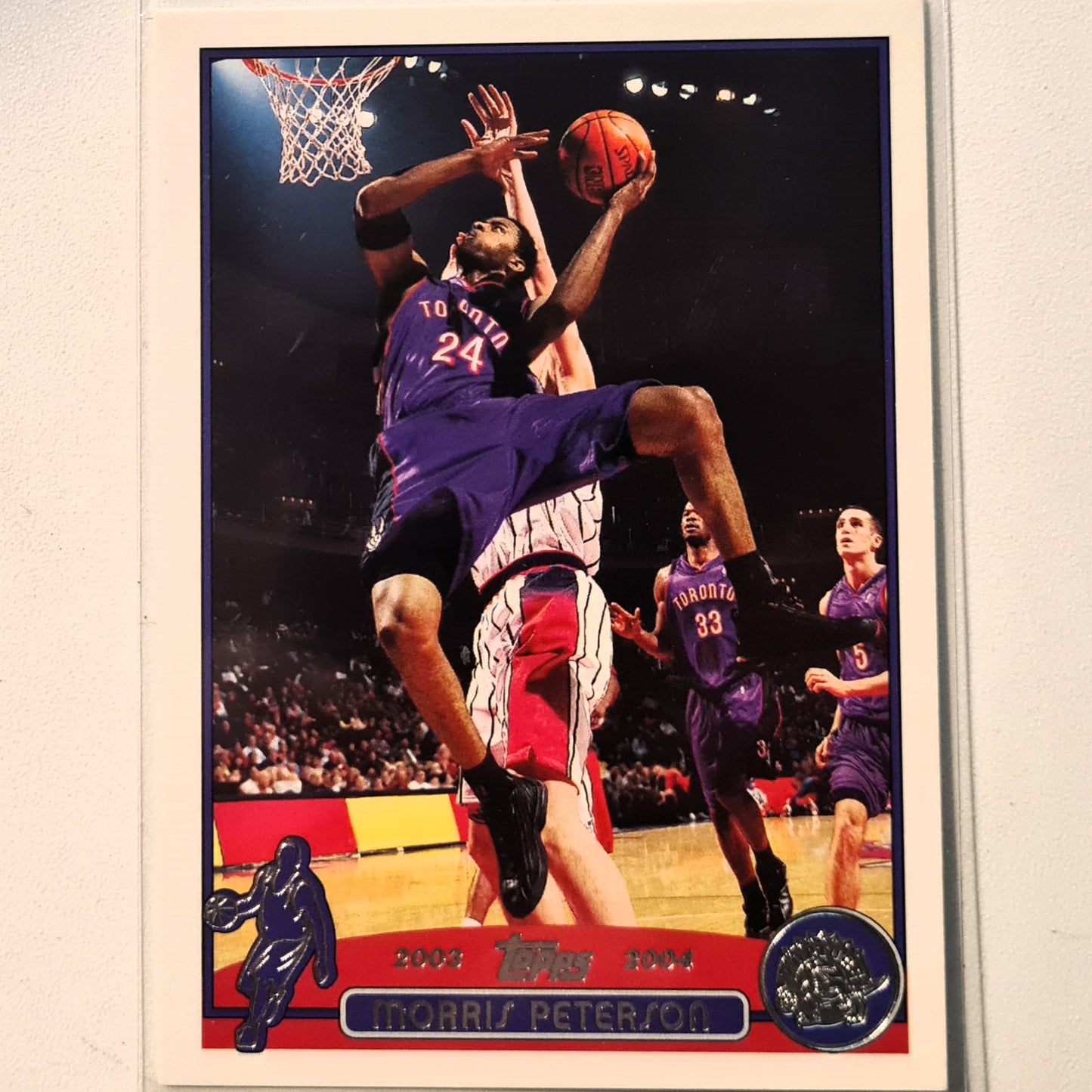 Morris Peterson 2003-04 Topps #47 NBA Basketball Toronto Raptors Excellent Sleeved