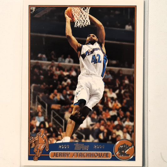 Jerry Stackhouse 2003-04 Topps #52 NBA Basketball Washington Wizards Excellent Sleeved