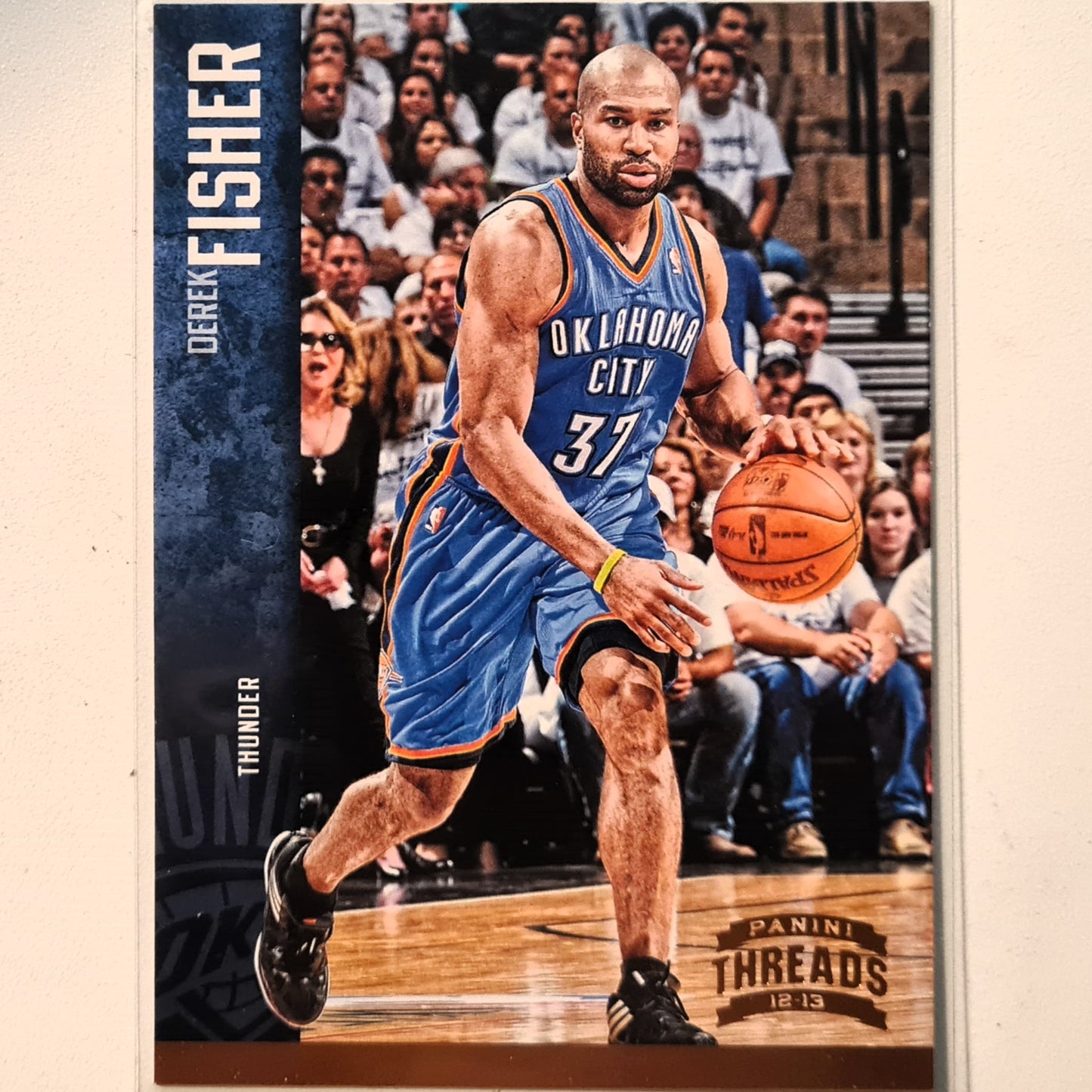 Derek Fisher 2012 Panini Threads12-13 #103 NBA Basketball Oklahoma City Thunder very good Sleeved