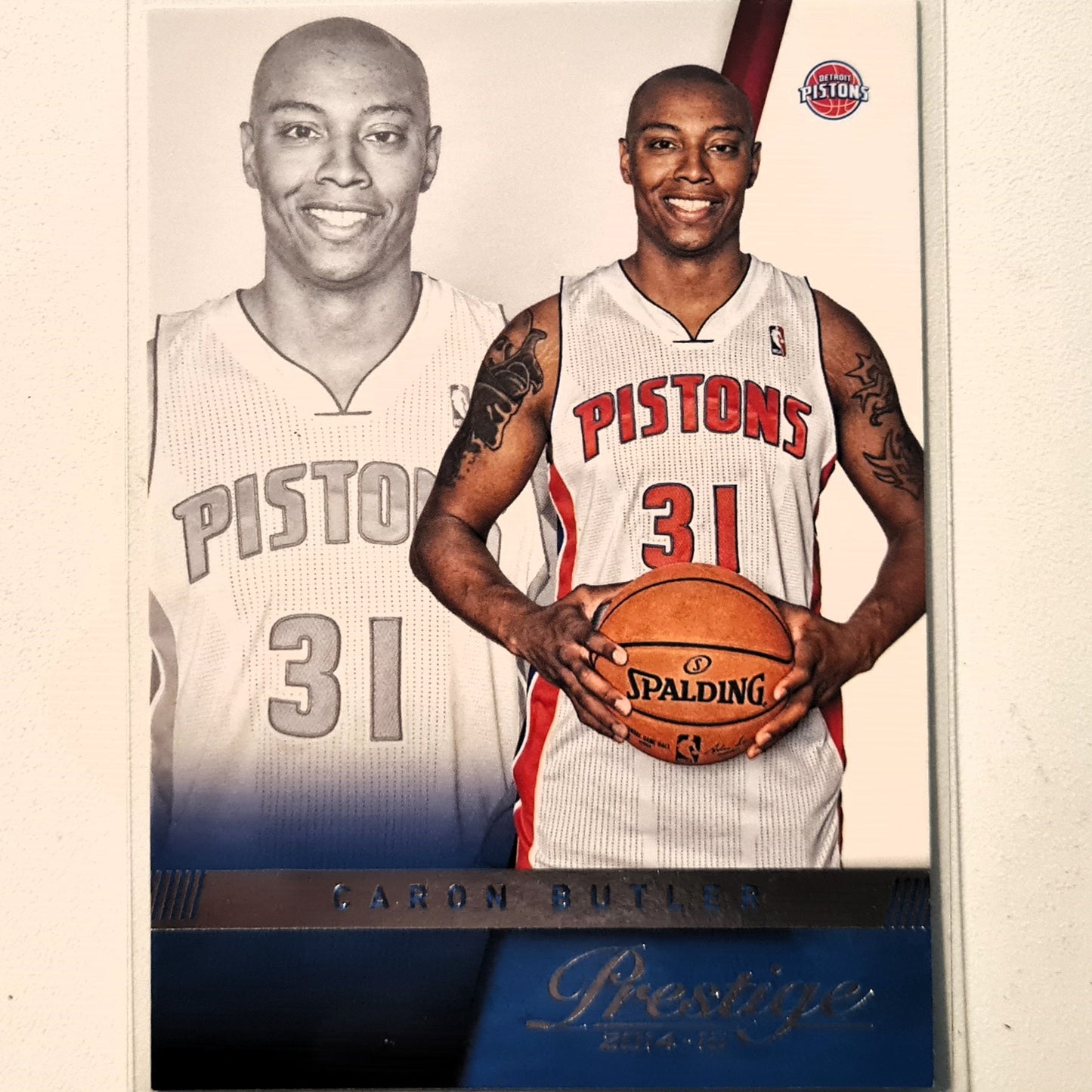 Caron Butler 2014-15 Panini Prestige #106 NBA Basketball Detroit Pistons very good Sleeved