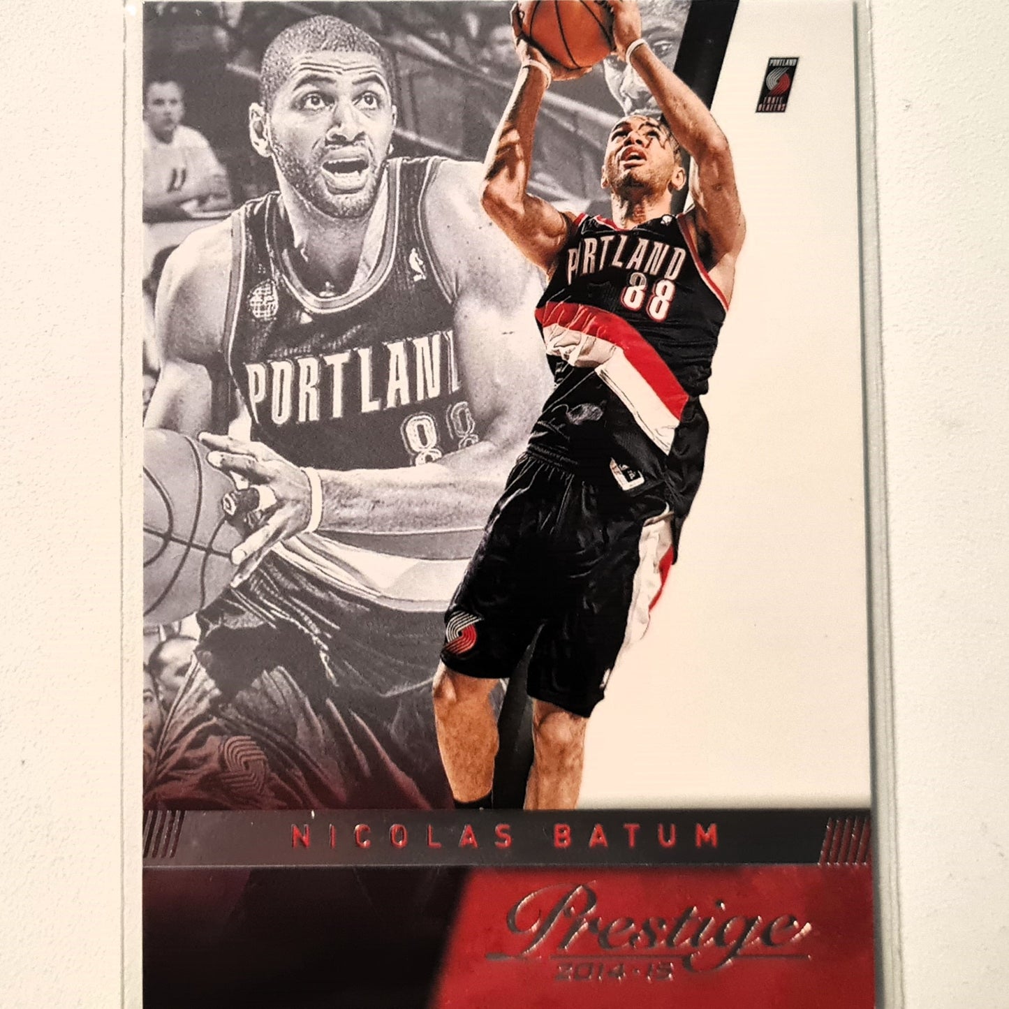 Nicolas Batum 2014-15 Panini Prestige #39 NBA Basketball Portland Trail Blazers very good Sleeved