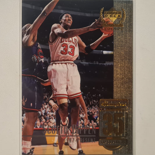 Scottie Pippen 1999 Upper-Deck Century Legends #35 NBA Basketball Chicago Bulls Excellent Sleeved