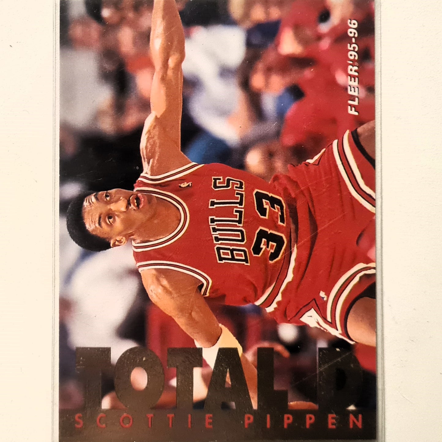 Scottie Pippen 1995 Fleer 95-96 Total D 9 Of 12 NBA Basketball Chicago Bulls Excellent Sleeved
