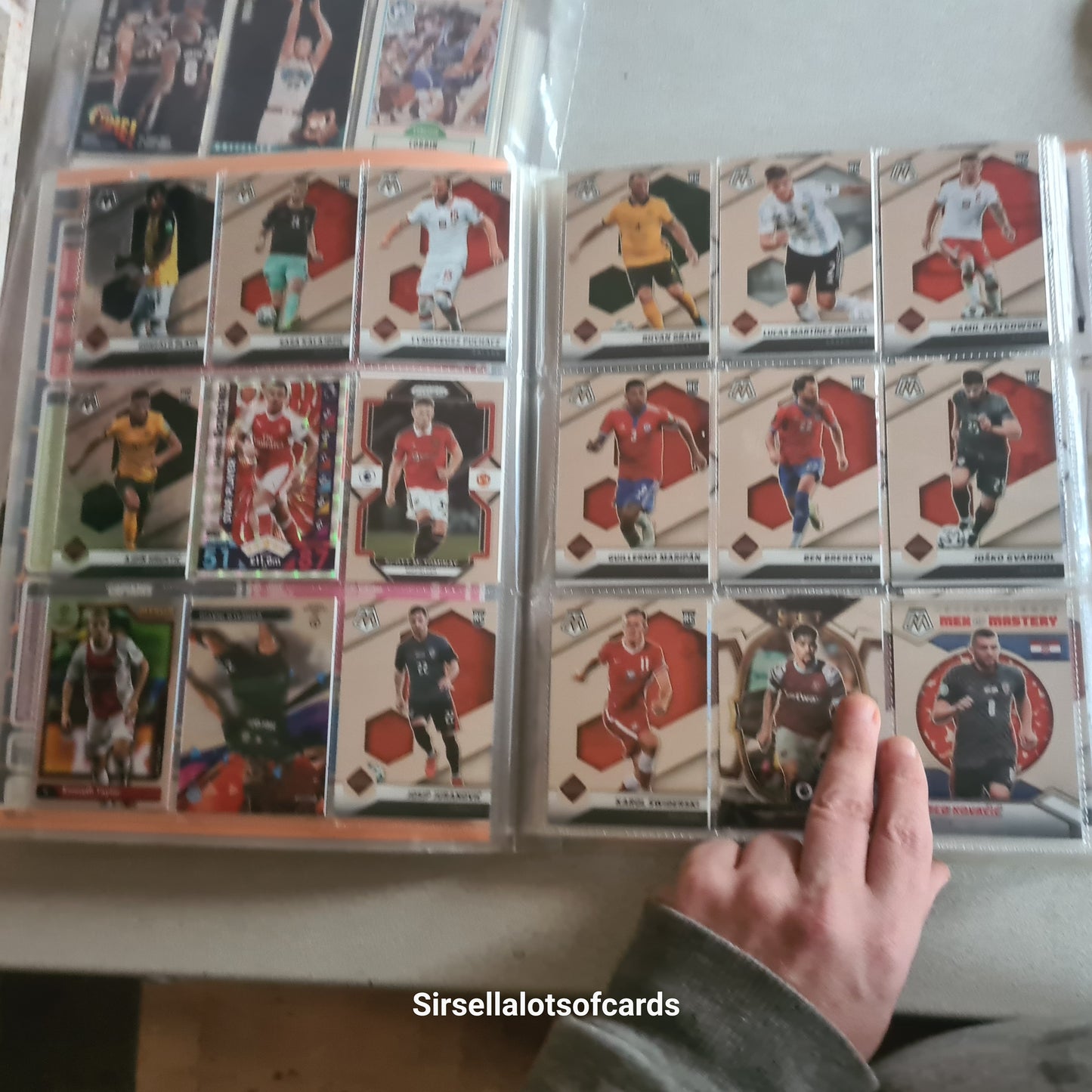 Football Soccer trading bulk binder bundle 333 cards 90's to present mixed sets teams players lot 3