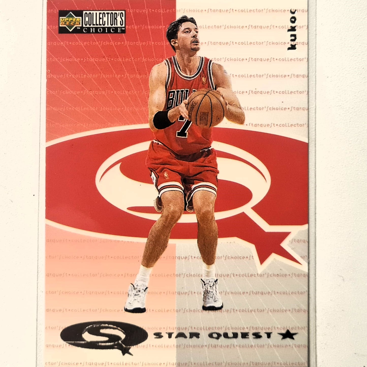 Toni Kukoc 1997 Upper-Deck Star Quest SQ28 NBA Basketball Chicago Bulls Excellent Sleeved