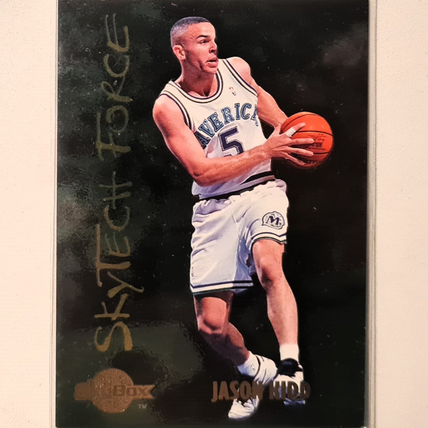 Jason Kidd 1995 Skybox Skytech Force SF11 NBA Basketball Dallas Mavericks Excellent Sleeved