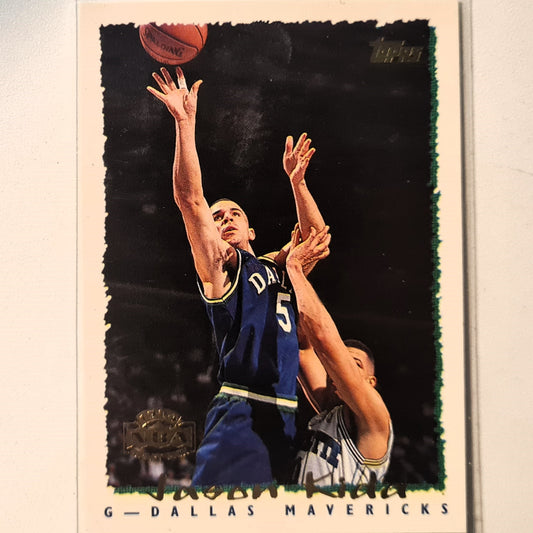 Jason Kidd 1995 Topps 1994 Draft pick Rookie RC #371 NBA Basketball Dallas Mavericks Excellent Sleeved