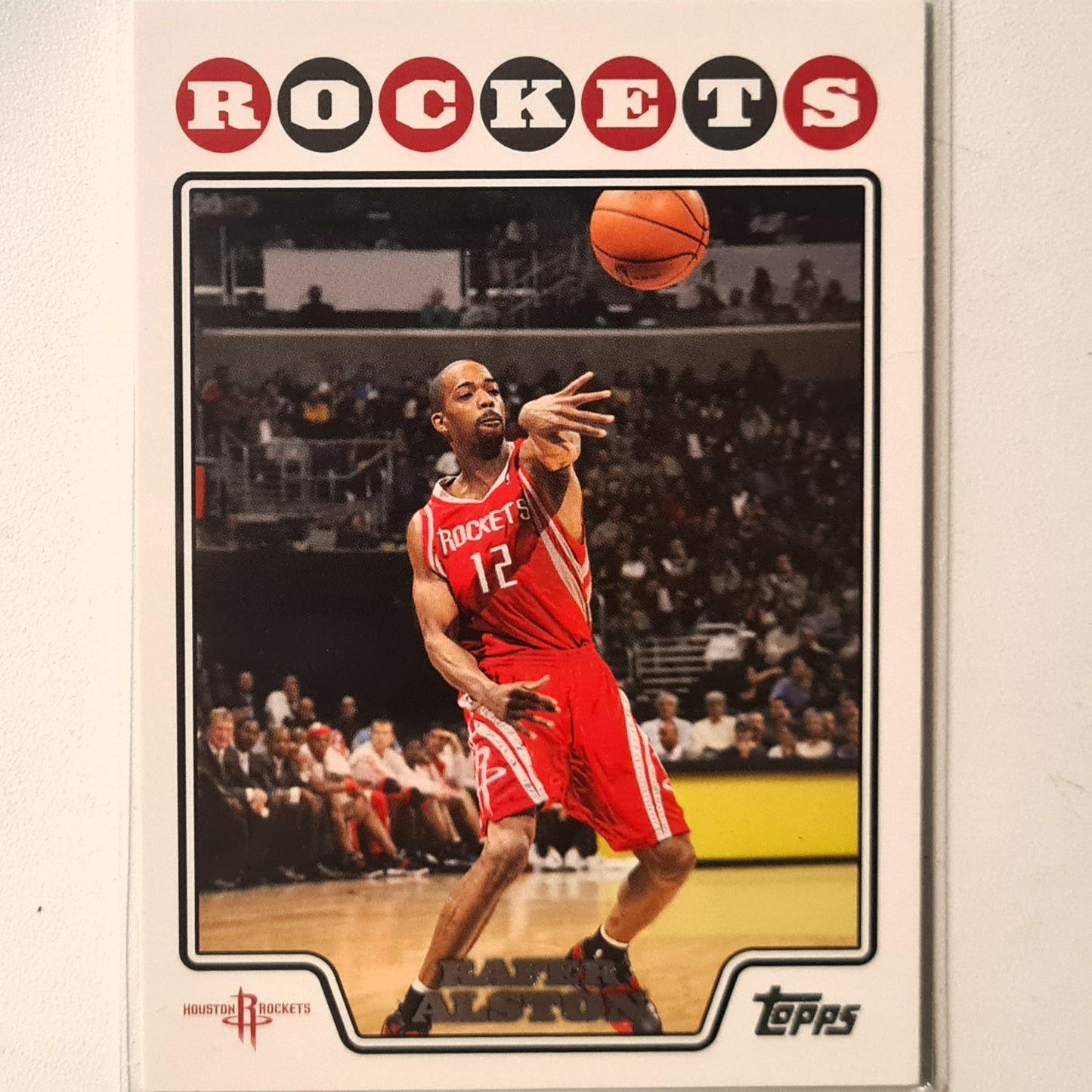 Rafer Alston 2008 Topps #59 NBA Basketball Houston Rockets Excellent Sleeved