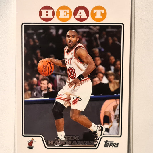 Tim Hardaway 2008 Topps #167 NBA Basketball Miami Heat Excellent Sleeved