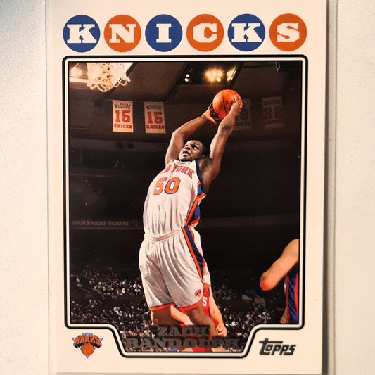 Zach Randolph 2008 Topps #38 NBA Basketball New York Knicks Excellent Sleeved