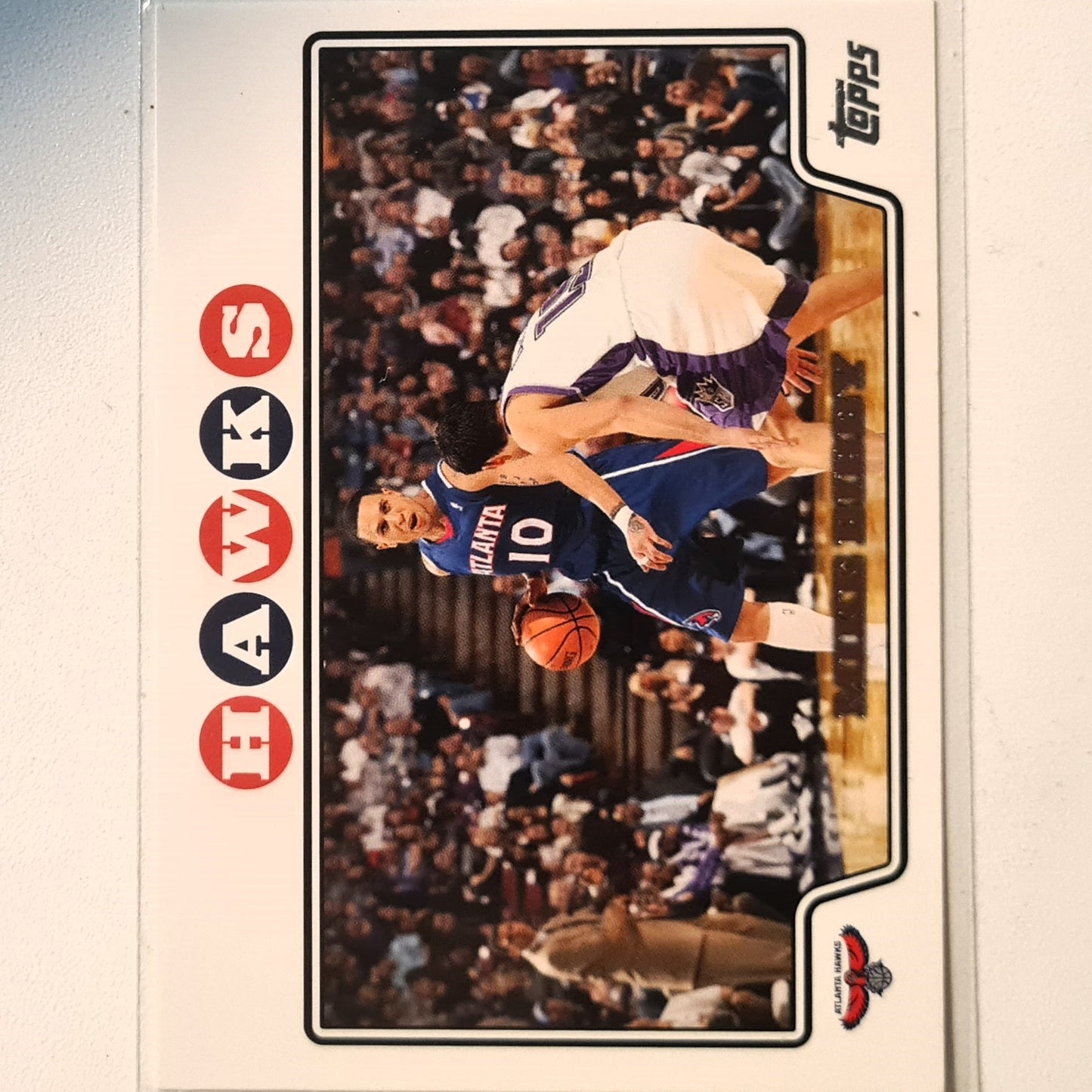 Mike Bibby 2008 Topps #152 NBA Basketball Atlanta Hawks Excellent Sleeved