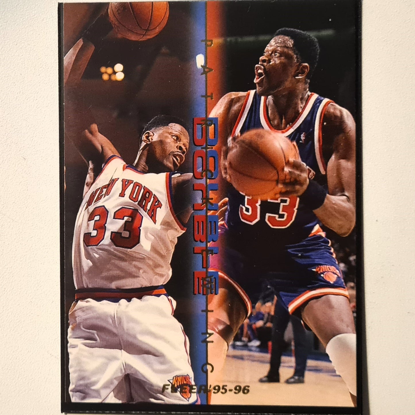 Patrick Ewing 1995 Fleer 95-96 Double Double 3 of 12 NBA Basketball New York Knicks Excellent sleeved
