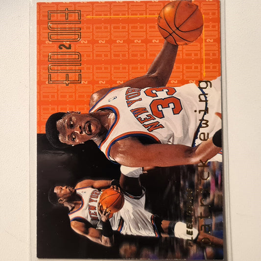 Patrick Ewing 1996 Fleer 95-96 End to End insert 4 of 20 NBA Basketball New York Knicks Excellent sleeved