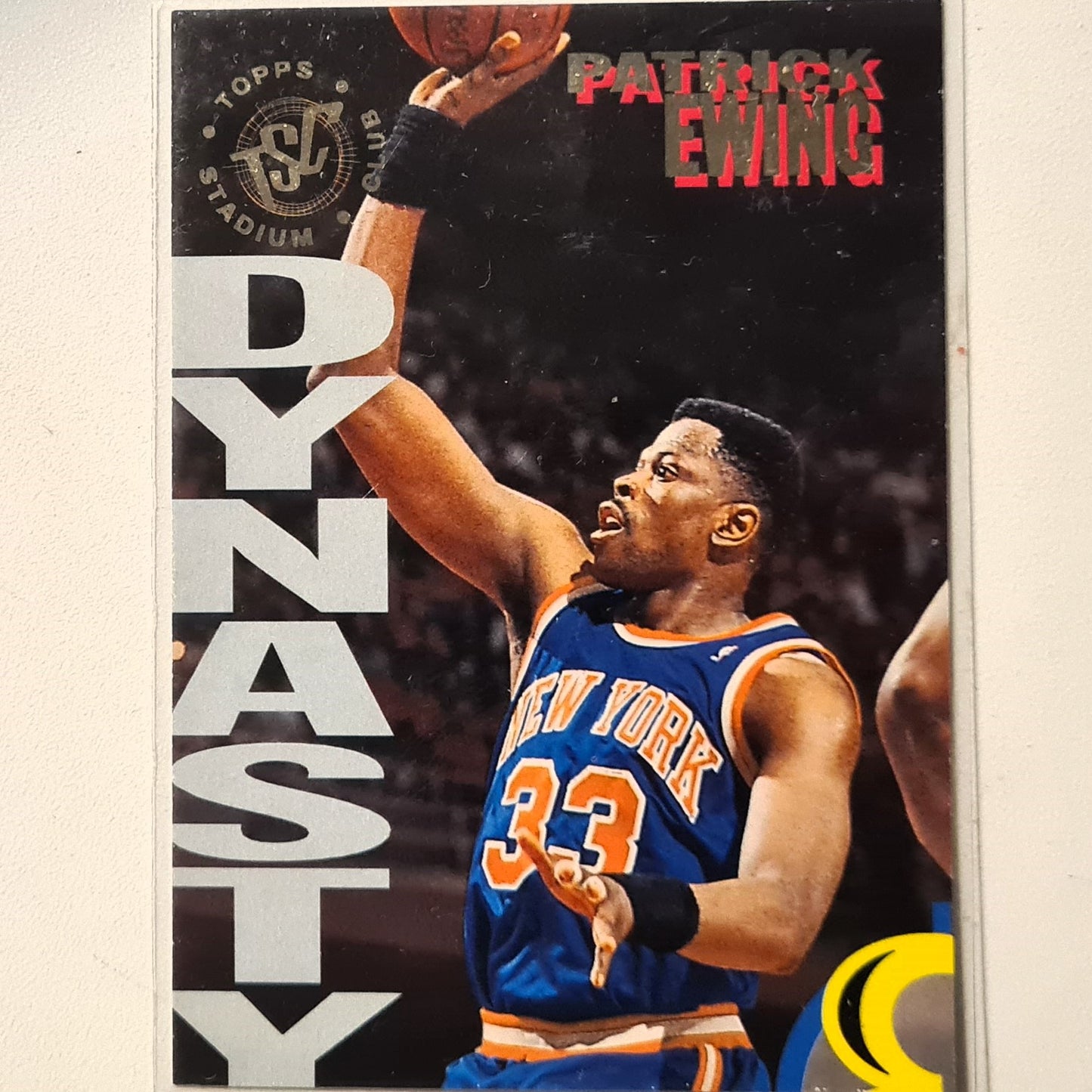 Patrick Ewing 1994 Topps Stadium Club Dynasty 6a Basketball New York Knicks Excellent sleeved