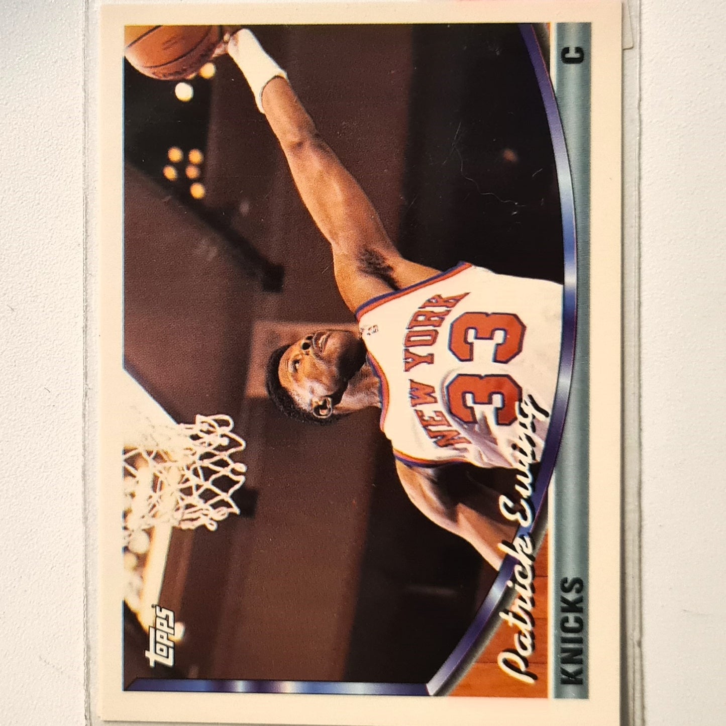 Patrick Ewing 1994 Topps #300 Basketball New York Knicks Excellent sleeved