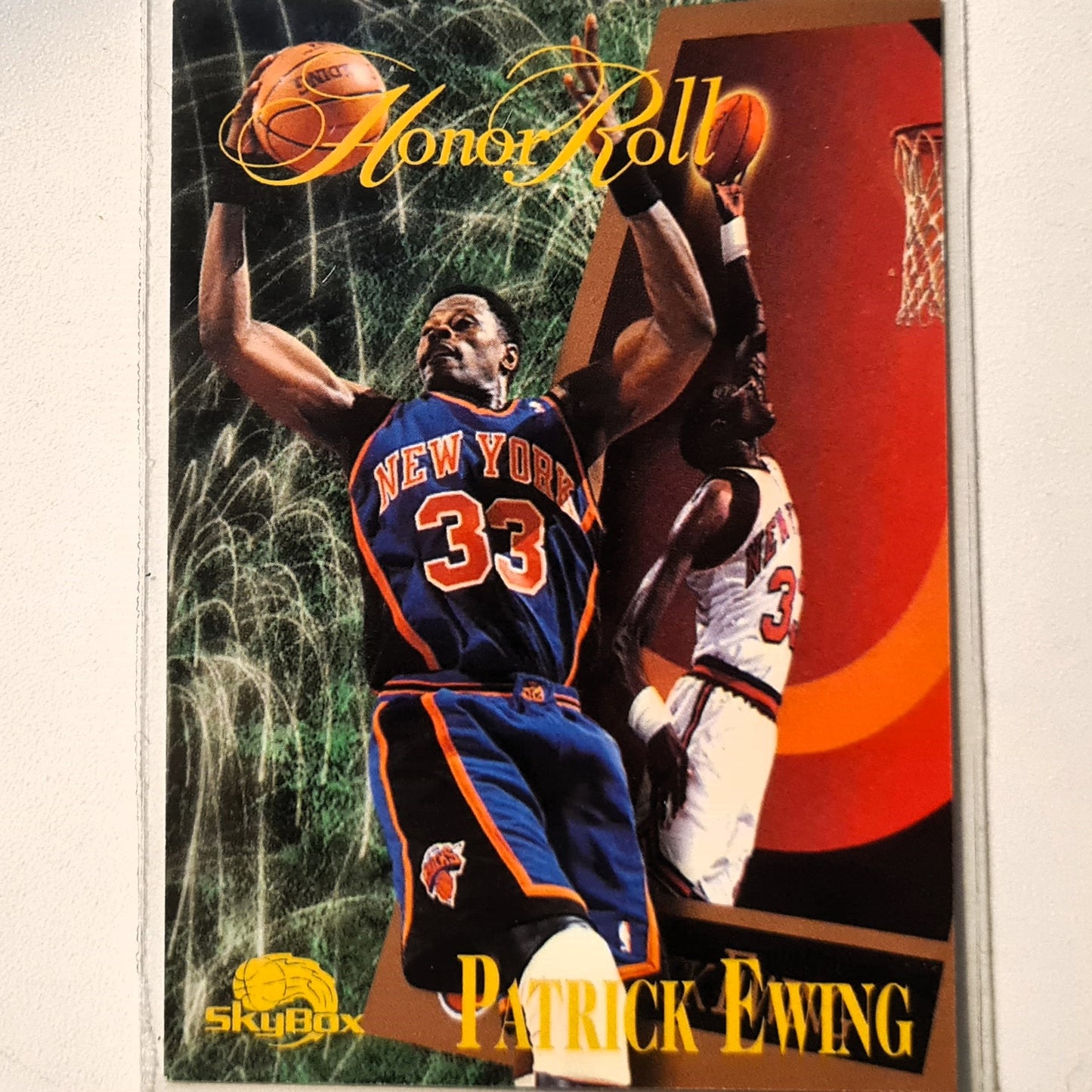 Patrick Ewing 1996 Skybox Honor Roll #263 Basketball New York Knicks very good Excellent sleeved