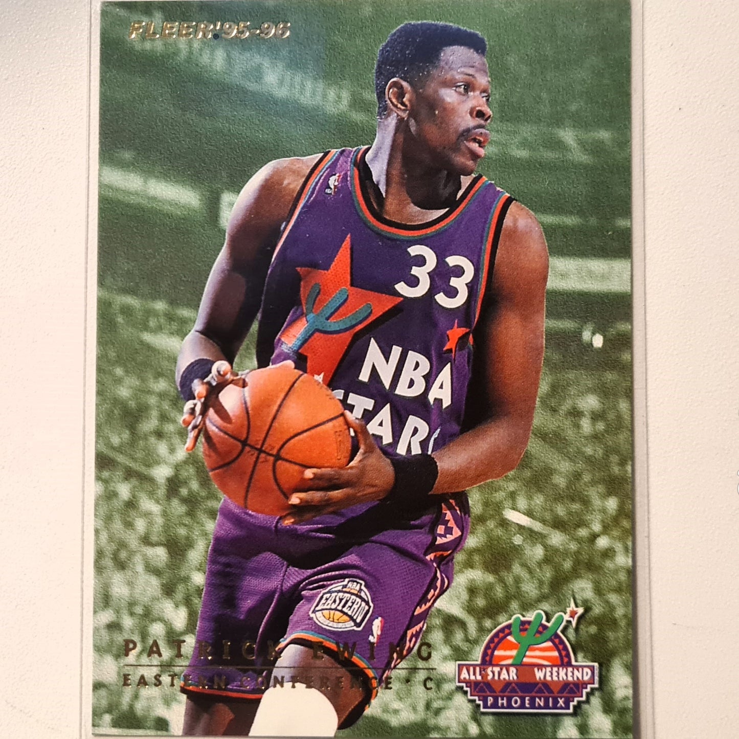 Patrick Ewing David Robinson 1995 Fleer 95-96 all star weekend  9 of 13 NBA Basketball New York Knicks Excellent sleeved