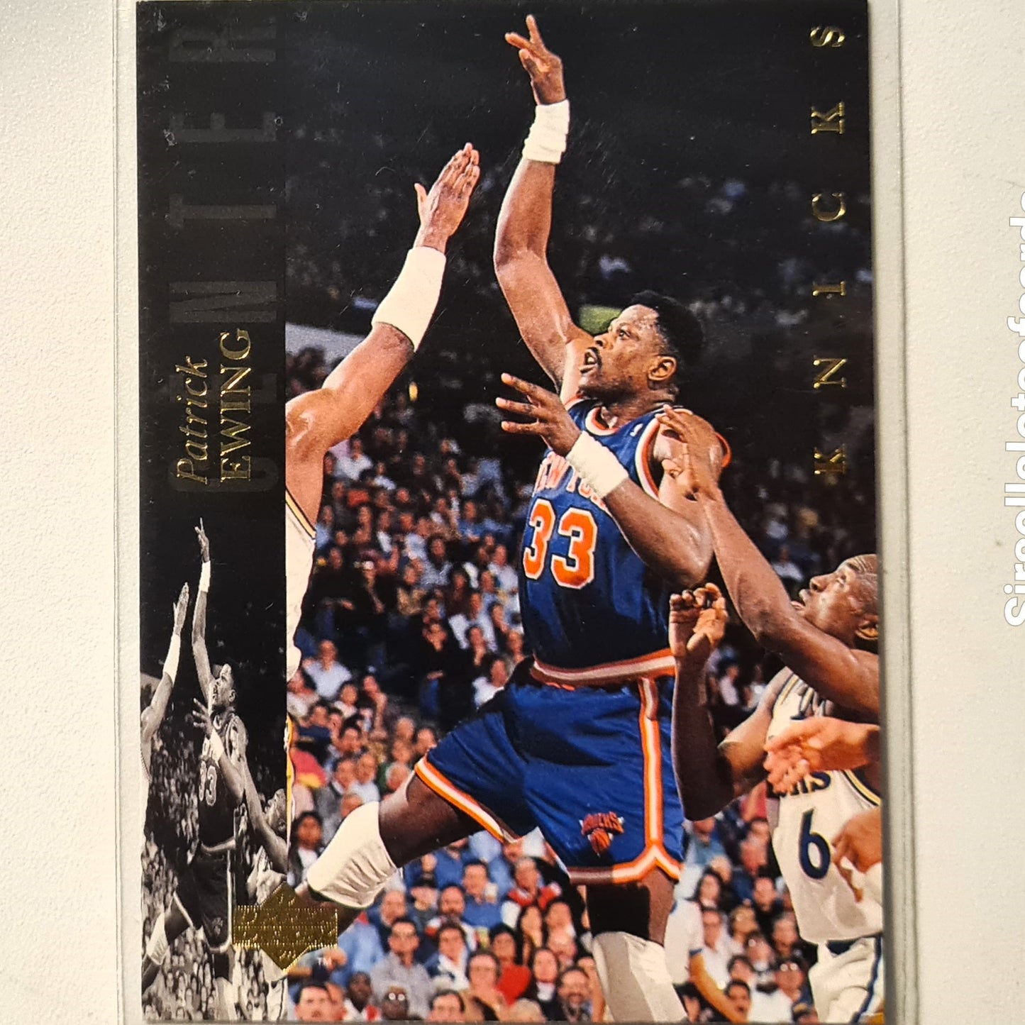 Patrick Ewing 1994 Upper-Deck #138 NBA Basketball New York Knicks Very good sleeved