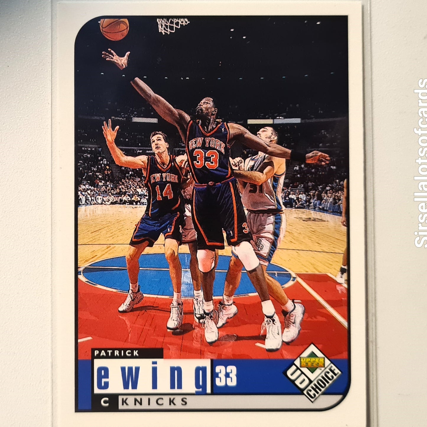 Patrick Ewing 1998 Upper-Deck collectors choice #95 NBA Basketball New York Knicks Excellent sleeved