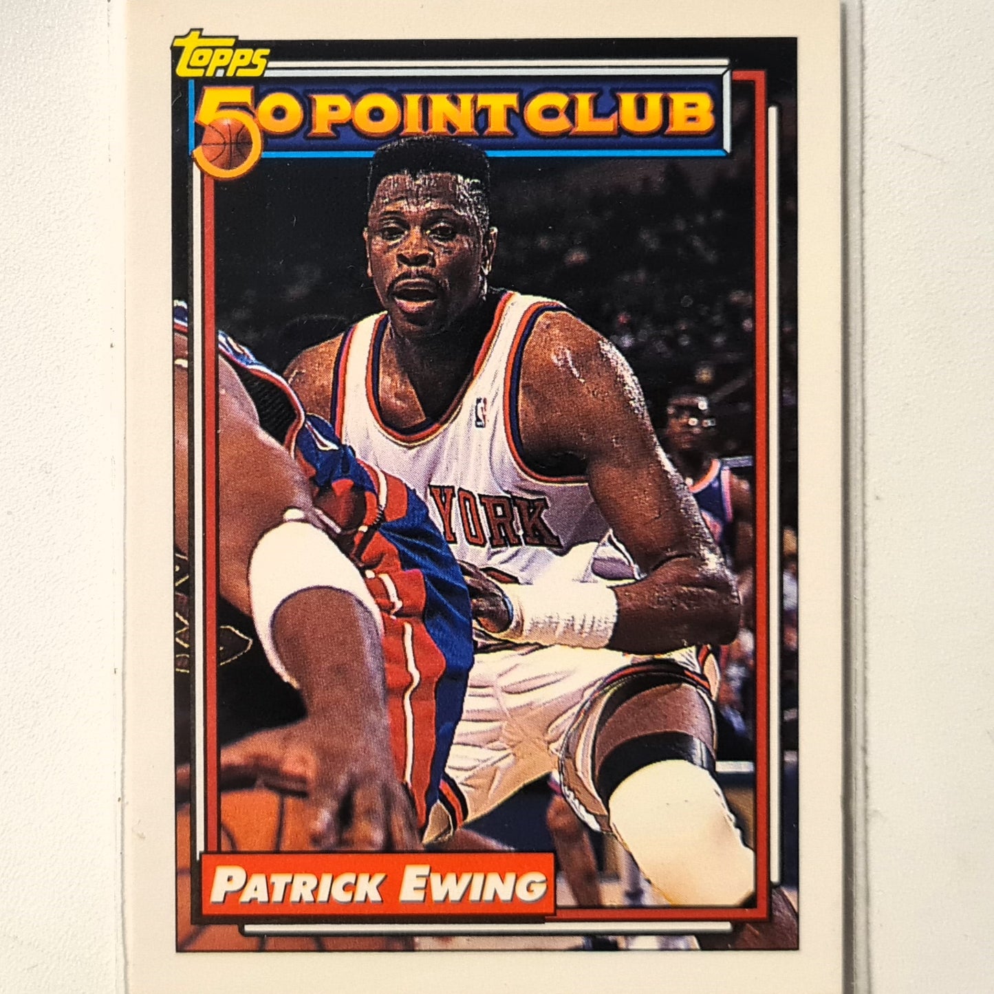 Patrick Ewing 1993 Topps 50 Point Club #211 NBA Basketball New York Knicks Excellent Sleeved