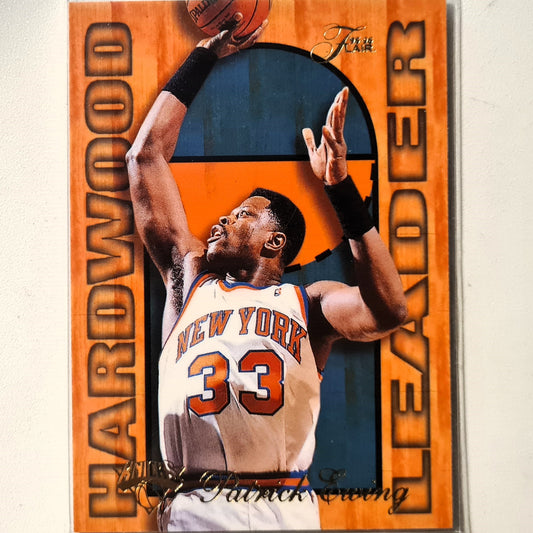 Patrick Ewing 1995 Fleer 95-96 Flair Hardwood Leader 18 of 27 NBA Basketball New York Knicks Excellent Sleeved