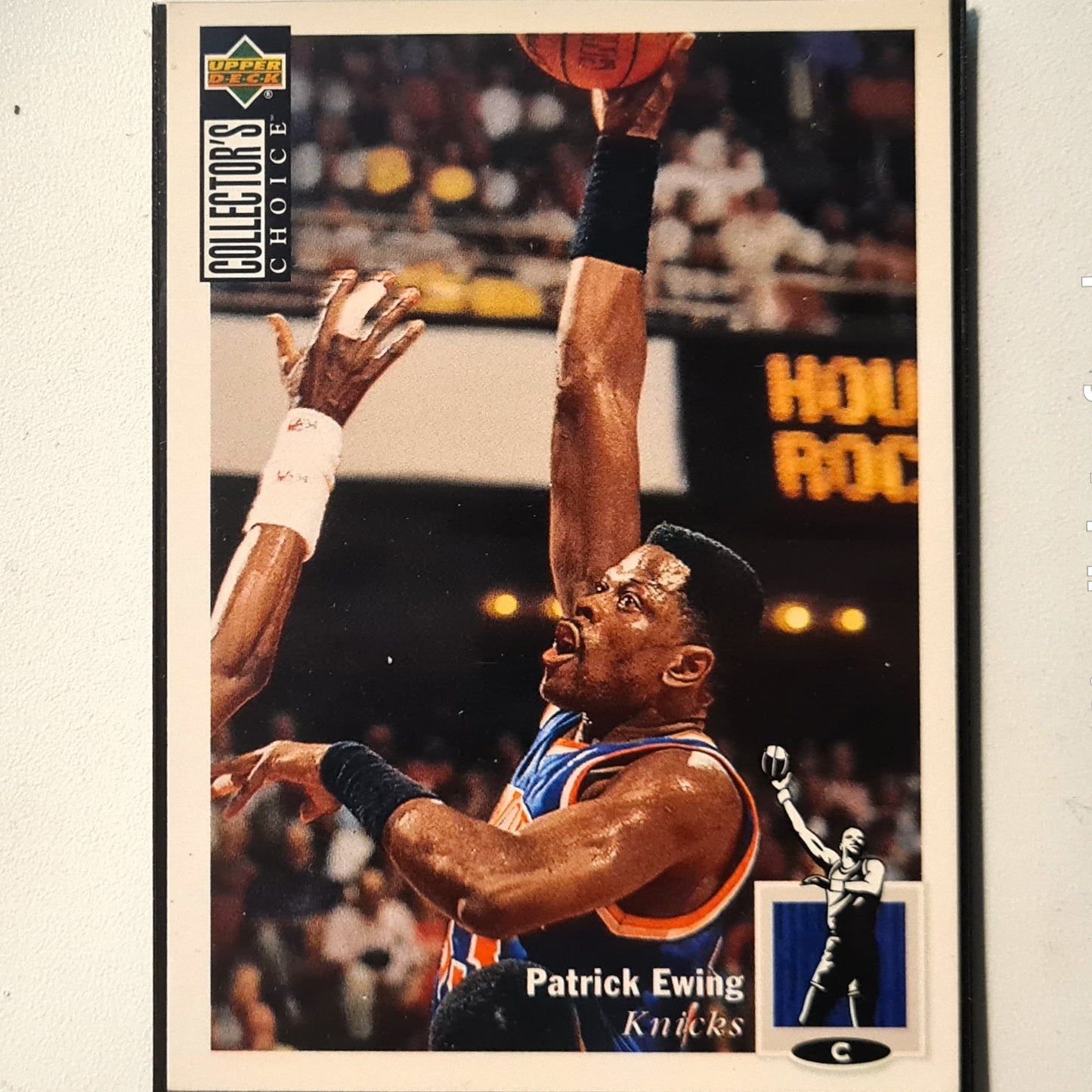 Patrick Ewing 1994 Upper-Deck Collectors Choice #333 NBA Basketball New York Knicks Excellent Sleeved