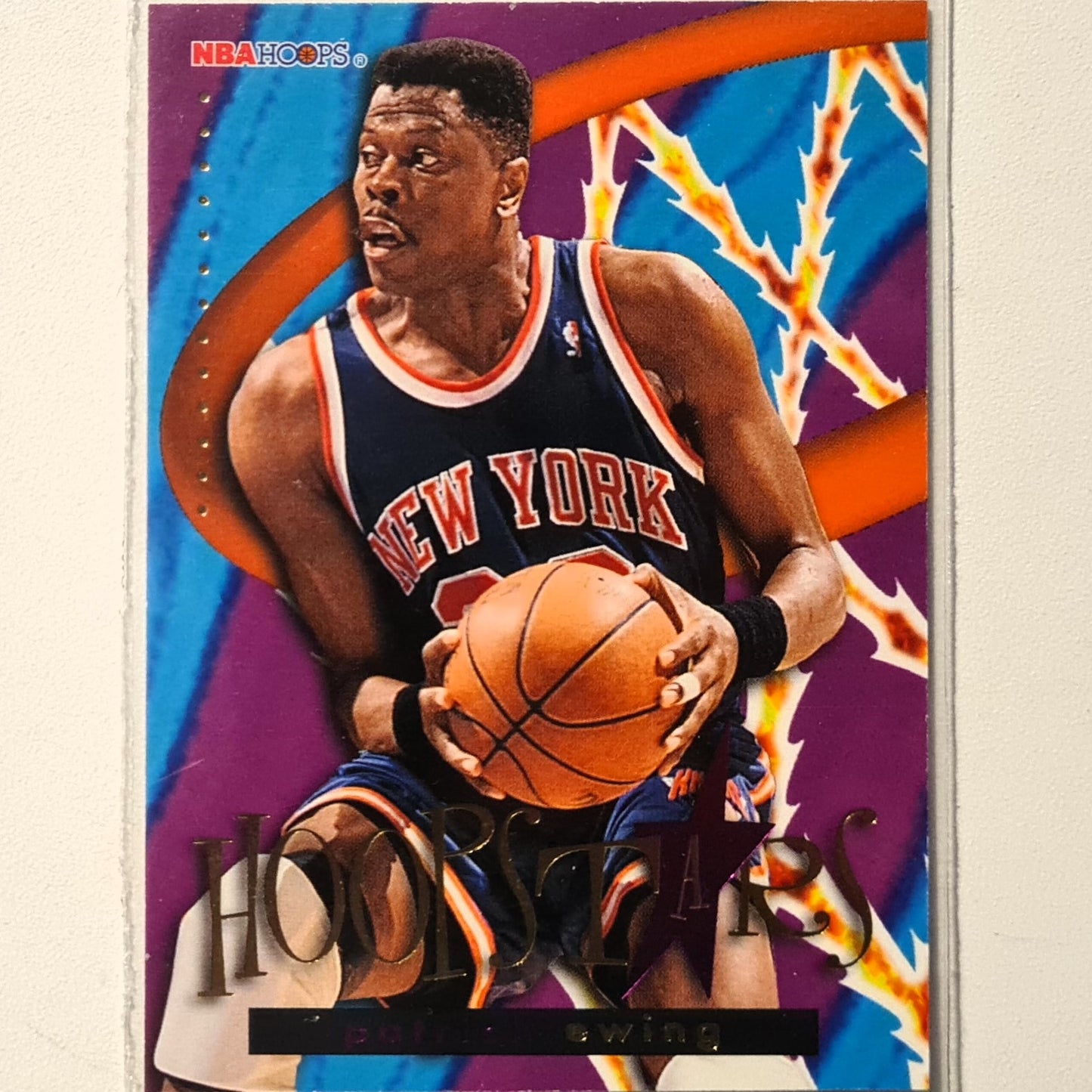 Patrick Ewing 1996 Skybox NBA Hoops Hoopstars  HS7 NBA Basketball New York Knicks Excellent Sleeved
