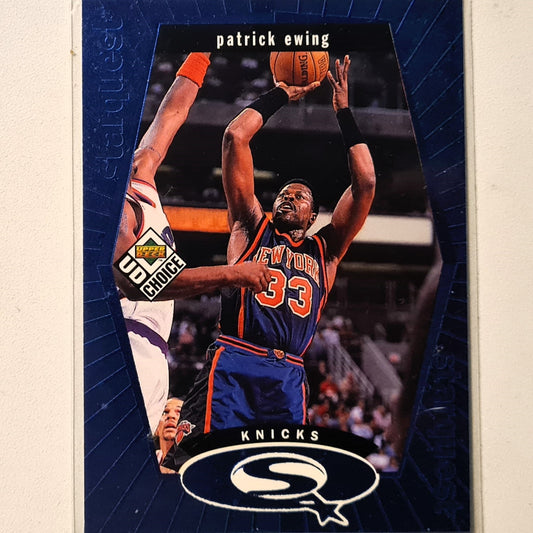 Patrick Ewing 1998 Upper-Deck Starquest SQ18 NBA Basketball New York Knicks Excellent Sleeved