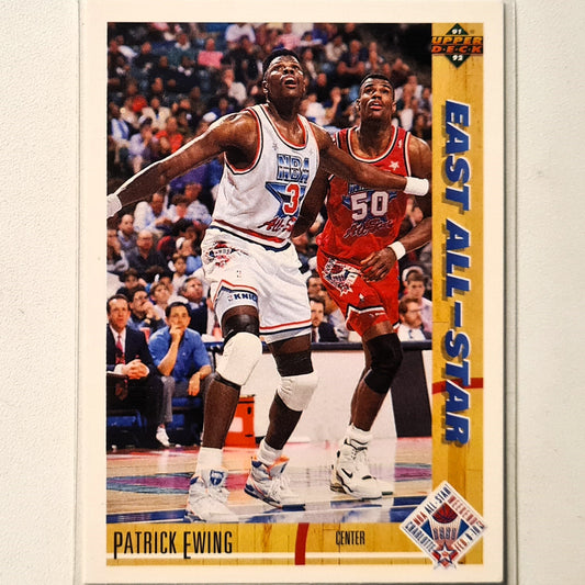 Patrick Ewing 1991 Upper-Deck all star weekend #68 NBA Basketball New York Knicks Excellent Sleeved