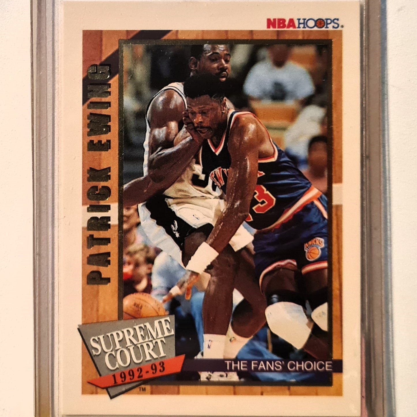 Patrick Ewing 1993 Skybox NBA Hoops Supreme Court fan's choice SC4 NBA Basketball New York Knicks Excellent Sleeved