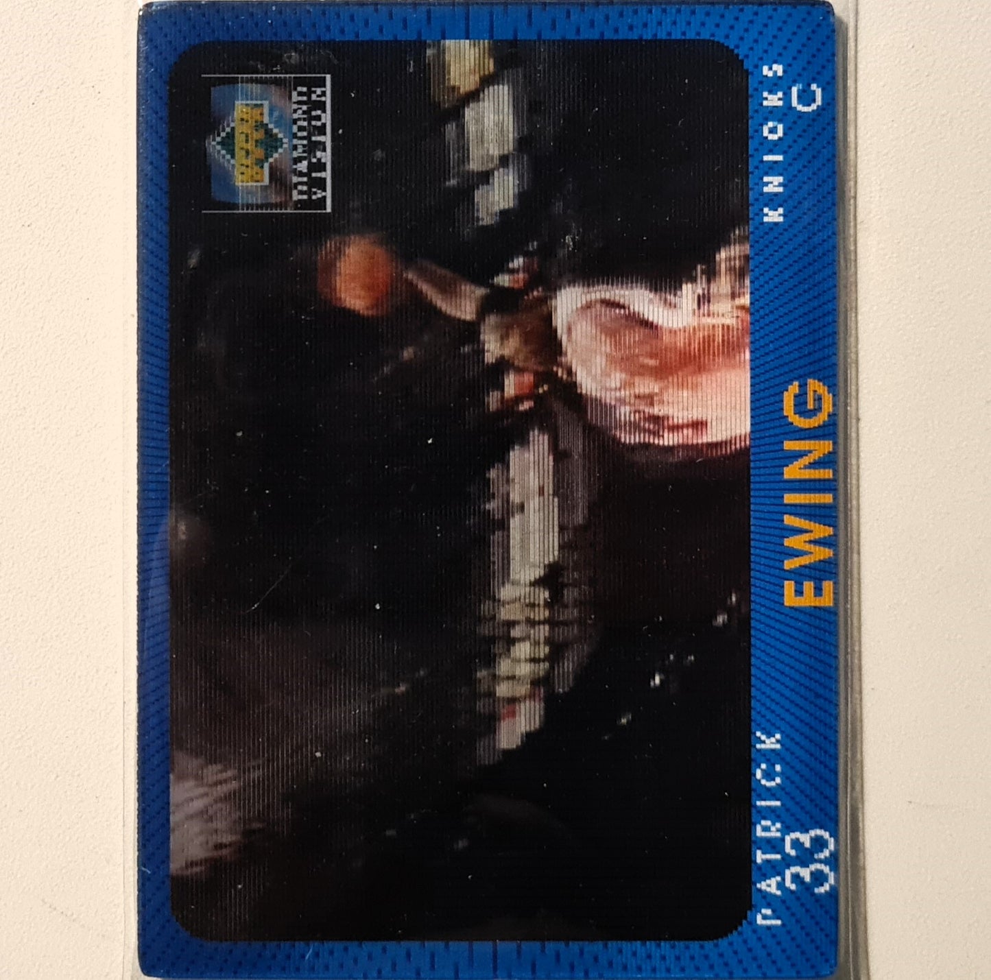 Patrick Ewing 1997 Upper-Deck Diamond Vision 3D #18  NBA Basketball New York Knicks Excellent Sleeved