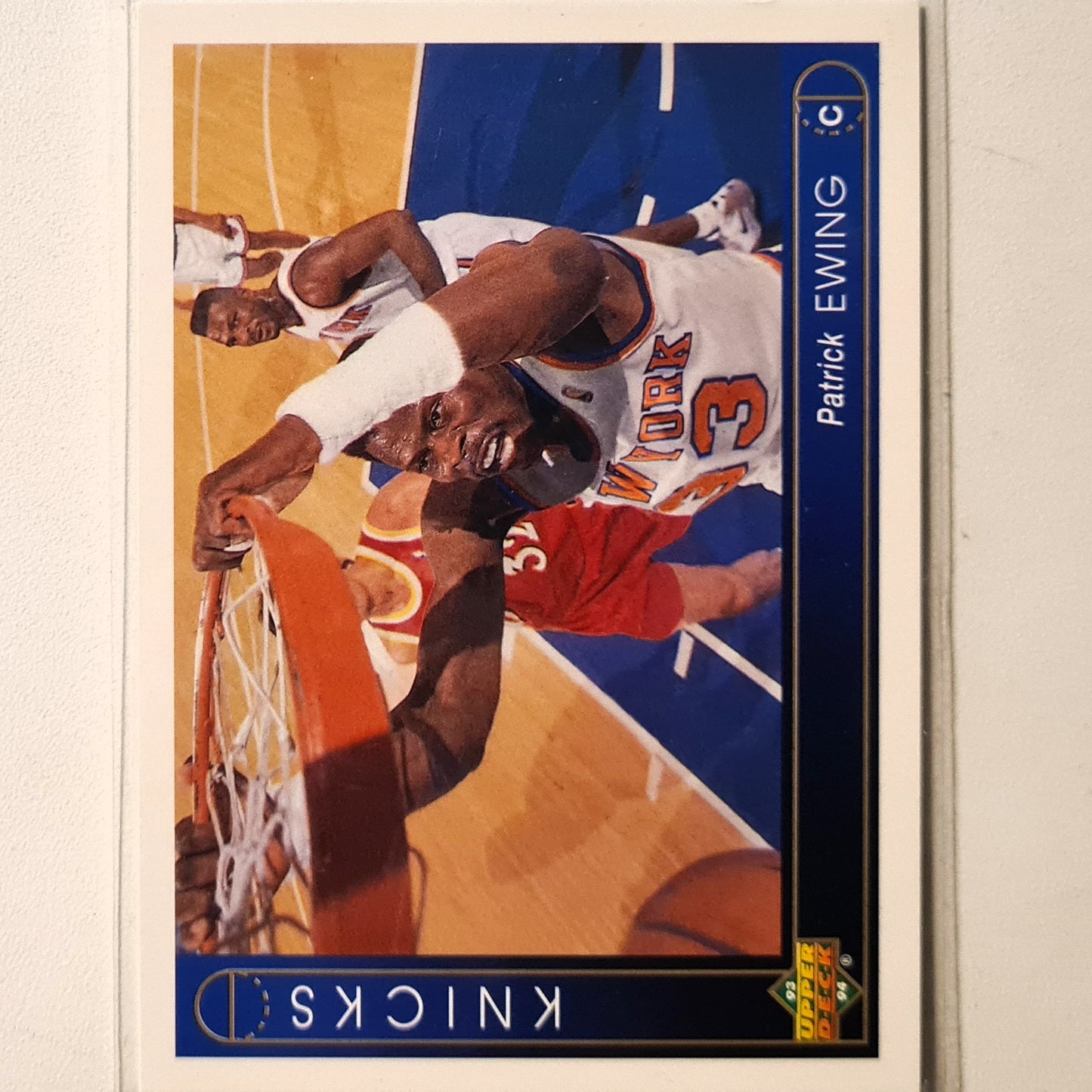 Patrick Ewing 1996 Upper-Deck #256 NBA Basketball New York Knicks Excellent Sleeved