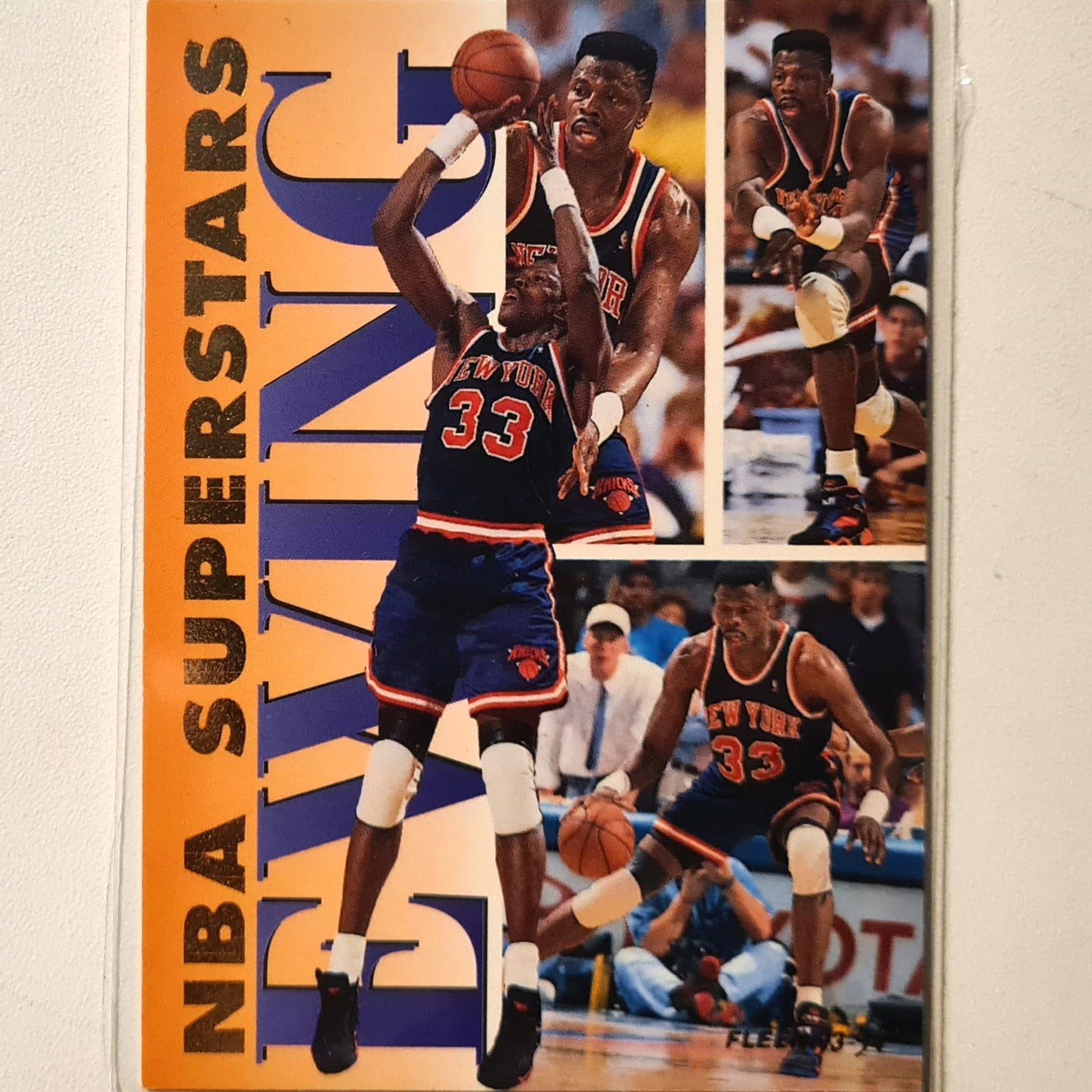 Patrick Ewing 1994 Fleer Superstars 6 of 20 NBA Basketball New York Knicks Excellent Sleeved
