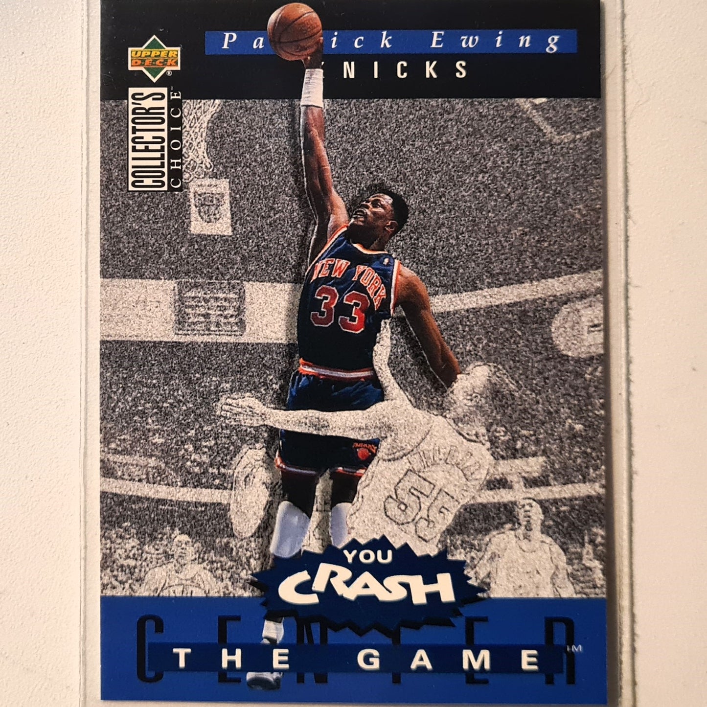 Patrick Ewing 1994 Upper-Deck you crash the game S4 NBA Basketball New York Knicks Excellent Sleeved
