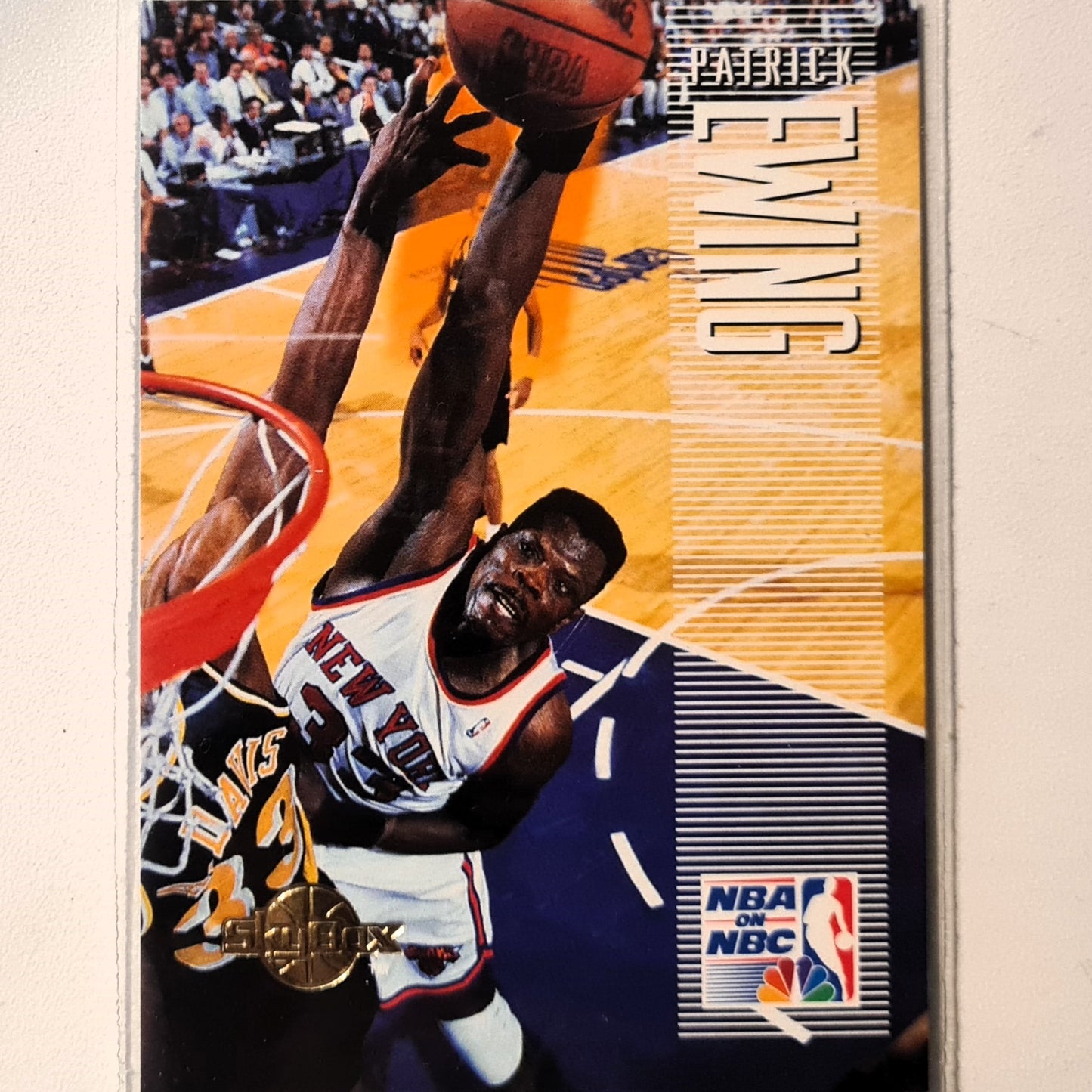 Patrick Ewing 1994 Skybox NBA on NBC #184 NBA Basketball New York Knicks Excellent Sleeved