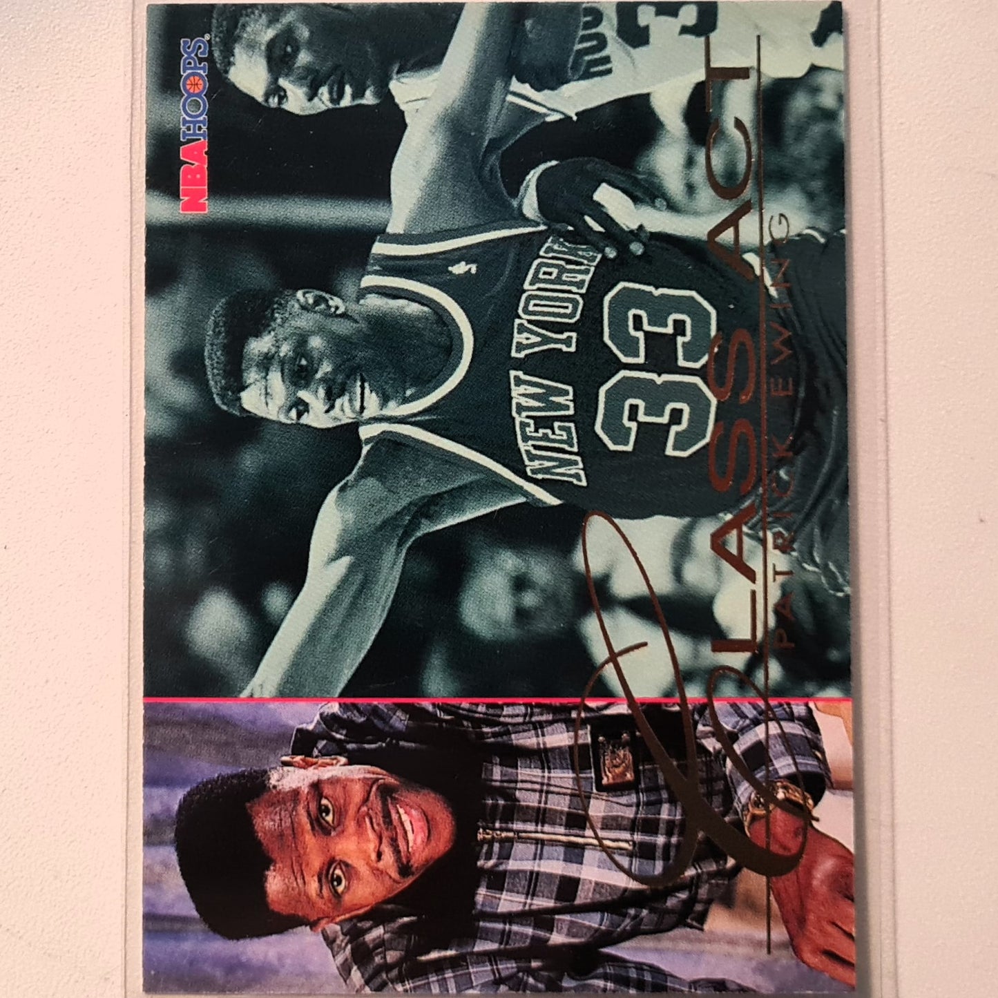 Patrick Ewing 1995 Skybox NBA Hoops Class Act #236 NBA Basketball New York Knicks Excellent Sleeved