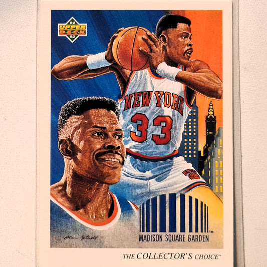 Patrick Ewing 1992 Upper-Deck alan Studt Illustrated #46 NBA Basketball New York Knicks Excellent Sleeved