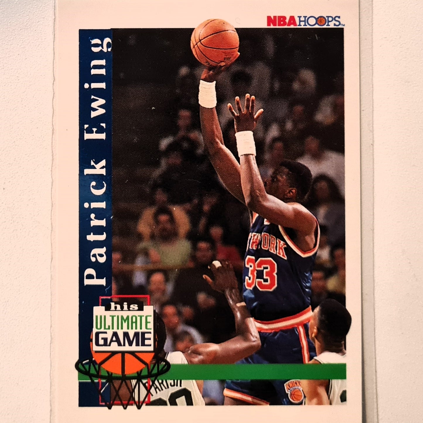 Patrick Ewing 1992 Skybox NBA Hoops his ultimate game NBA Basketball New York Knicks Excellent Sleeved
