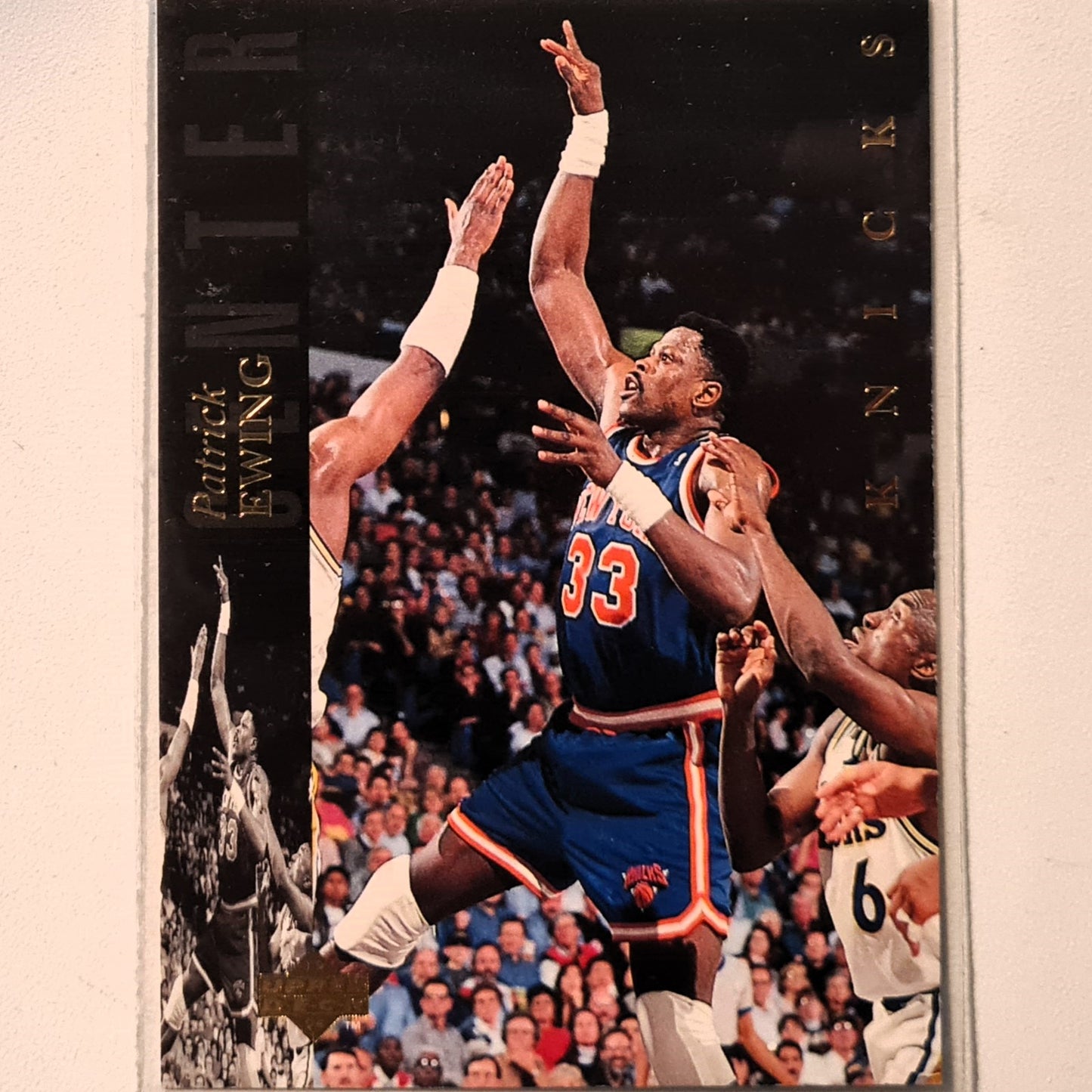 Patrick Ewing 1994 Upper-Deck #138 NBA Basketball New York Knicks very good Sleeved