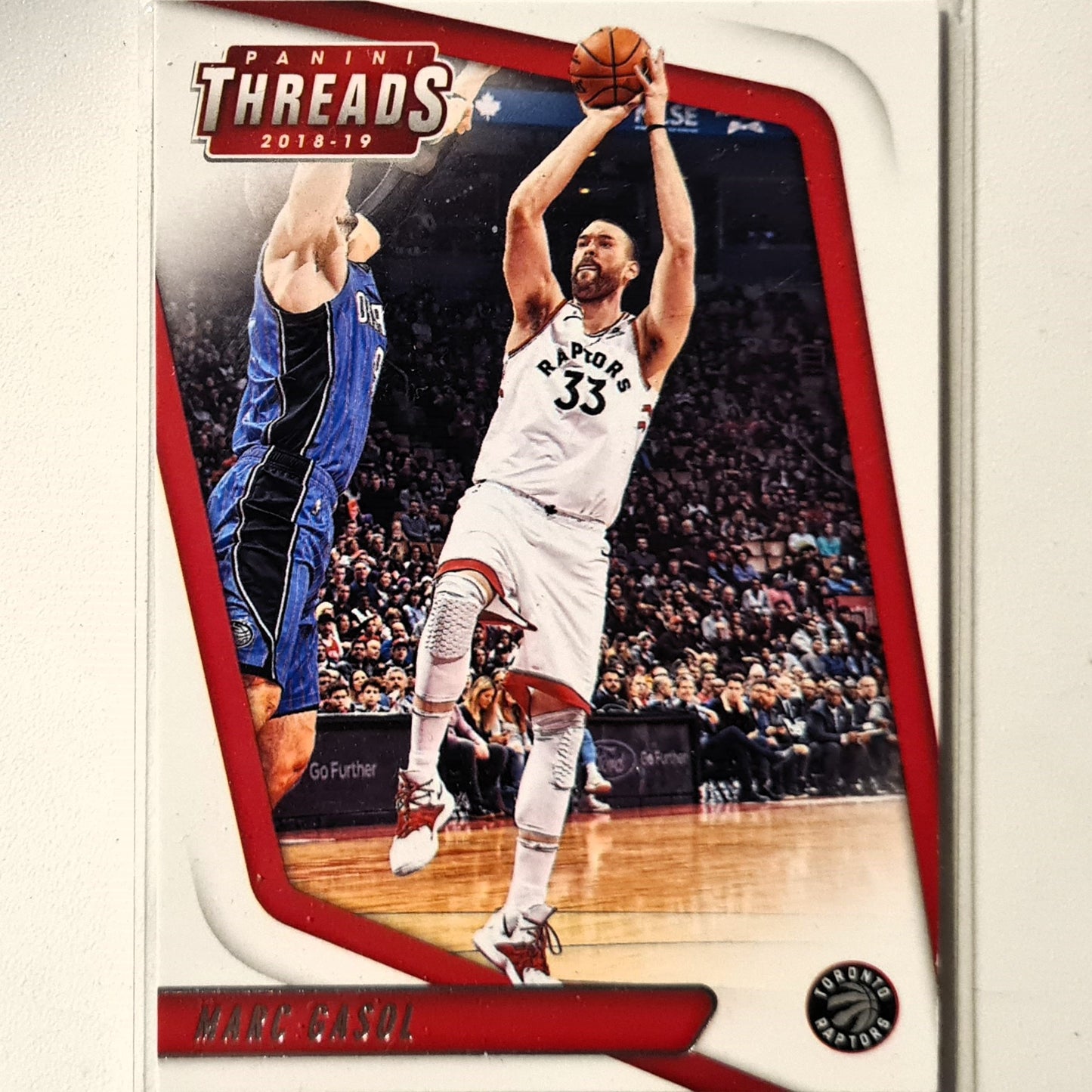 Marc Gasol 2018-19 Panini threads #25 NBA Basketball Toronto raptors Excellent Sleeved