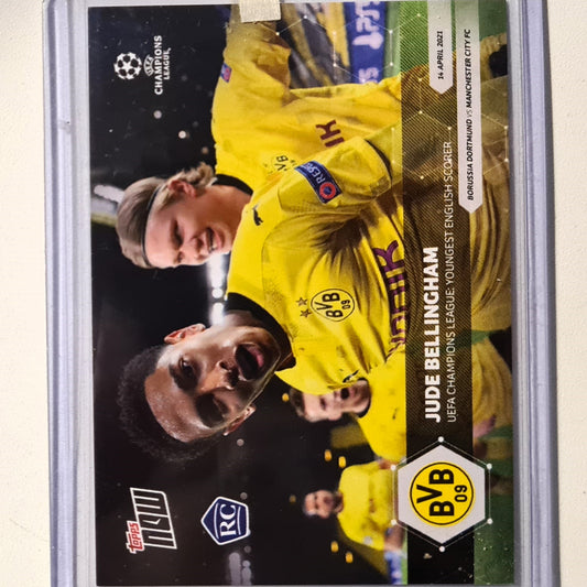 Jude Bellingham 2021 Topps now Champions league rookie RC #065 Borussia Dortmund mint sleeved in case