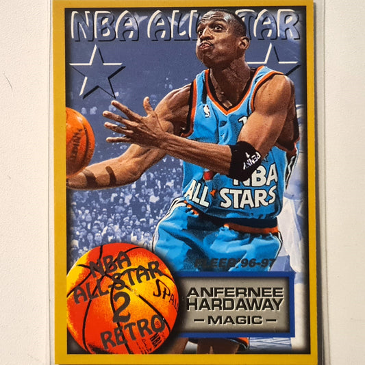 Anfernee Hardaway 1997  Fleer 96-97 Fleer all star 2 retro #294 NBA Basketball Orlando Magic Excellent Sleeved